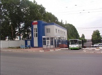 Входная группа ИПОПАТ, Ижевское производственное объединение пассажирского автотранспорта.  Буммашевская,  5